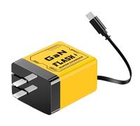Caricatore USB C | Recruiting Fast Charger | Alimentazione A Doppia Porta Compatta 35W | Connettore Pieghevole E Cavo Di Tipo C Per Il Percorso Di Cellulare Viaggiare A Casa QC3.0 Compatibile