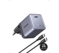 Caricatore USB C UGREEN Nexode Air 65W per Laptop e Smartphone Cavo 1m Grigio