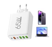 Caricatore USB - Caricatore Rapido Multiporta, Adattatore USB QC3.0 | Caricatores Per PC Ignifugo Protezione Da 110-220 V Contro Surriscaldamento E Sovraccarico Per La Presa A Muro