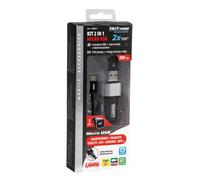 Caricatore Usb+Cavo dati e ricarica dispositivi con preso Micro Usb Cm100