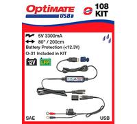 CARICATORE USB CON CONNETTORE SAE 3300mA E CONNETTORE O31 (EL)