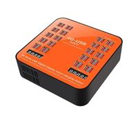 Caricatore USB Da 200 W 40 Porte For Adattatore HUB Stazione Di Ricarica Presa Dock Caricatore For Telefono Stazione Di Ricarica Multi USB Ampiamente Applicato(Orange)