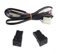 Caricatore USB da auto con tecnologia QC3.0 per Golf 2006-2012 GTI MK5 MK6 R Line 2006-2013 porta di ricarica rapida 12 Volt (doppio per QC 3.0)