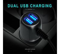 Caricatore USB Dash Cam 11 1,5 m Cavo di alimentazione per sistemi di navigazione GPS, capacità di ricarica multi dispositivo (mini USB dritto)