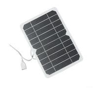 Caricatore USB del pannello solare 5W 5V per il campeggio all'aperto Escursionismo, Banca di energia solare pieghevole del silicio monocristallino con la conversione di energia del 19,5%