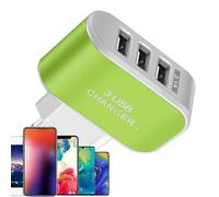 Caricatore USB di tipo blocco a porte multiple,adattatore da parete e caricatore portatile con 3 porte | Blocco di ricarica USB intelligente e compatto - Adattatore da parete portatile per viaggi