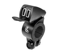 CARICATORE USB DOPPIO RESISTENTE ALL'ACQUA FIX TREK 38828 PER FISSAGGIO A VEICOL