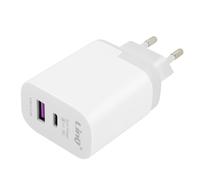 Caricatore USB e USB-C Quick Charge 3.0 Power Delivery 18W LinQ Bianco - Nouvo