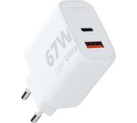 Caricatore USB GaN 67W Xtorm USB-A/USB-C Bianco