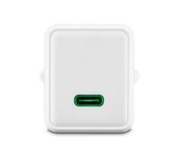 Caricabatterie rapido, USB-C, PD/QC/GaN, super mini caricabatterie, 45 W, bianco