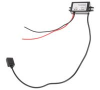 Caricatore USB Intelligente 24v a 5v 15w per Auto Nero | Regolazione di Tensione Dc-dc, Uscita Ottimizzata, ABS e Lega di Alluminio, per Dispositivi Vari