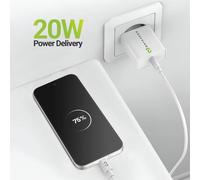 Caricatore USB Mayaxess SEK-VIRT-PX9 20 W bianco con cavo USB-C 1 m
