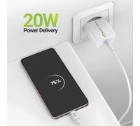 Caricatore USB Mayaxess SEK-VIRT-S26P 20W rapido con cavo USB-C 1m