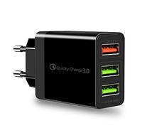 Caricatore usb multiplo carica batterie cellulare caricabetterie,caricatore usb carica rapida Caricatore USB da Muro QC3.0 FCP 3 Porte Caricabatterie USB Muro per Samsung iPhoneiPad Google etc