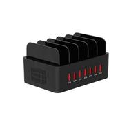 Caricatore USB multiporta universale da 150 W Supporto for stazione di ricarica rapida 5 V 2 A,Distribuzione intelligente dell'energia(100W 7 Ports USB)