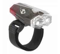 Caricatore usb orientabile a 90° luce anteriore/posteriore - 2 led bianchi/1 led r M-Wave Noir