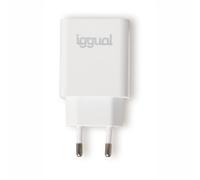 Caricatore USB PD Tipo C 20W IGGUAL Interno Bianco