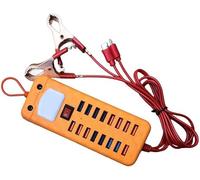 Caricatore USB per auto a 16 porte, design robusto dei componenti, compatibilità universale, processo di installazione facile per uso domestico e ambienti professionali