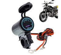 Caricatore USB per moto, doppio USB Charger Socket, Motorcycle Phone Charger, Fast Charging USB Charger, QC3.0 USB Charger, PD Cell Phone Charger, 12 V USB Charger for Cars