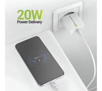 Caricatore USB rapido 20W Mayaxess con cavo USB-C incluso