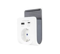Caricatore USB - REV - Adattatore di presa - 2 porte USB A e C - 230 V - 300 g