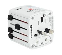 CARICATORE USB SKROSS World Charger, 100 - 250 V, Porte USB 2, Dispositivi USB, Bianco