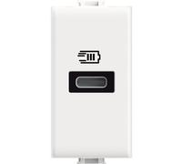 Caricatore USB Tipo C 20W Power Delivery 1 modulo bianco BTicino Matix AM4192C