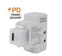Caricatore USB tipo C Tecno Switch Power Delivery con ricarica rapida - KS311PU