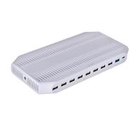 Caricatore USB - UNITEK - Y-2190 - 10 porte - QC 3.0 - USB Type C - Bianco