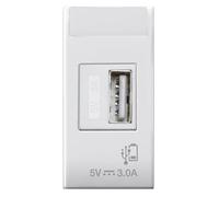Caricatore USB Ave Serie Domus 100 S44 Universale 3A bianco 441082USB3A