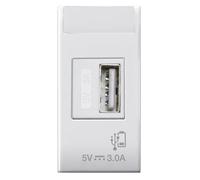 Caricatore USB Ave Serie Domus 100 S44 Universale 3A bianco 441082USB3A