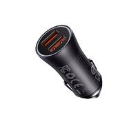 Caricatore Veloce 60W 12-24V 2xUSB, Grigio Scuro, Baseus