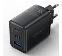 Caricatore Vention FERB0-EU 65W GaN 2xUSB-C 1xUSB-A PD QC3.0 Nero