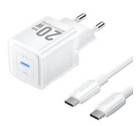 Caricatore Vention GaN TZ-FEPW0-EU-01 1xUSB-C 20W con Cavo USB-C