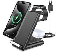 Caricatore wireless 3 in 1 Supporto di Ricarica per iPhone 16 15 14 13 12 11 Pro