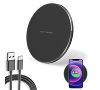 Caricatore Wireless 35W per Samsung Galaxy S25 Ultra/S24/S23/S22/S21/S20/16/15/14/13/12/11/XS, Base di Ricarica Rapida Qi Senza Fili, Caricabatterie con LED, Cavo USB C Incluso