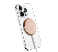 Caricatore wireless auto Crong MagSpot 15W MagSafe oro 1m alluminio