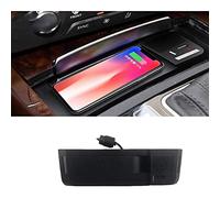 Caricatore Wireless Auto per Au-di A4 B8/ A5 S5/ Q5 8R 2008-2017, Console Centrale Caricabatteria Wireless Pannello Ricarica Rapida Telefono Pad per Cellulare Interna Accessorio