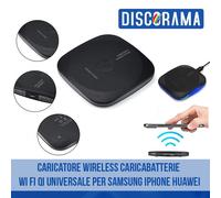 CARICATORE WIRELESS CARICABATTERIE SENZA FILI UNIVERSALE SAMSUNG IPHONE HUAWEI