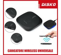 CARICATORE WIRELESS CARICABATTERIE SENZA FILI UNIVERSALE SAMSUNG IPHONE HUAWEI