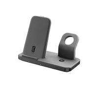 Cellularline TRIO WIRELESS CHARGER Supporto di ricarica wireless 3in1 per dispositivi Apple Nero