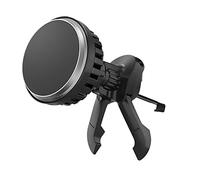 Caricatore wireless da auto Samsung originale - Supporto per telefono da auto - Caricatore a induzione - Bocchetta d'aria - Qi2 - Nero - Nouvo