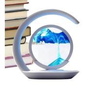 Caricatore Wireless,Lampada Decorativa da Tavolo con Paesaggio Sabbioso Dinamico,Supporto per Caricabatterie Wireless | Per Ufficio, Camera Da, Tavolino Da Notte, Bagno, Casa, E Per Sensoriale E