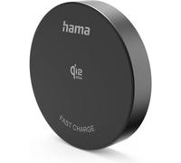 Caricatore wireless magnetico Hama Qi 25W con supporto e superficie metallica nera