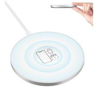 Caricatore Wireless, Magnetico Wirelss Charger 15W Caricabatterie Senza Fili Ricarica con LED 1.5M Cavo Compatibile con iPhone 17/16/15/14/13/12 Series, Air-Pods 3/Pro/Pro Apple Watch