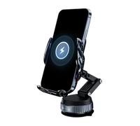 Caricatore wireless per auto cruscotto | Caricabatteria da auto da 15 W per assistenza al parcheggio viaggio d'affari vacanza in famiglia weekend fuga