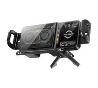 Caricatore Wireless per Auto - Supporto con Bloccaggio Automatico 20W - Dispositivo a Bloccaggio Automatico e Rotazione di 90 Gradi con Luce LED | per Auto SUV Camper da Ventilazione Cruscotto Parabre