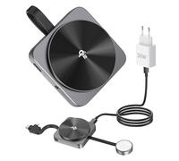 Caricatore Wireless per iPhone con Mag-Safe,Qi2 Certificazione 3 in 1 Stazione di Ricarica per Pieghevole Inductive Wireless Charger, per Apple Watch 10/9/8/7, iPhone 17/16/15/14/13/12, AirPods Pro