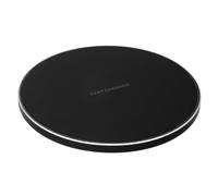 Caricatore Wireless per Telefono 10w Rapido in Lega di Alluminio Nero | Base Rotonda, Compatibile Vari Modelli, Uso Sicuro e Semplice, Affidabilità