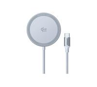 Caricatore portatile UGREEN W753 MagFlow Qi2 25W MagSafe wireless auto USB grigio